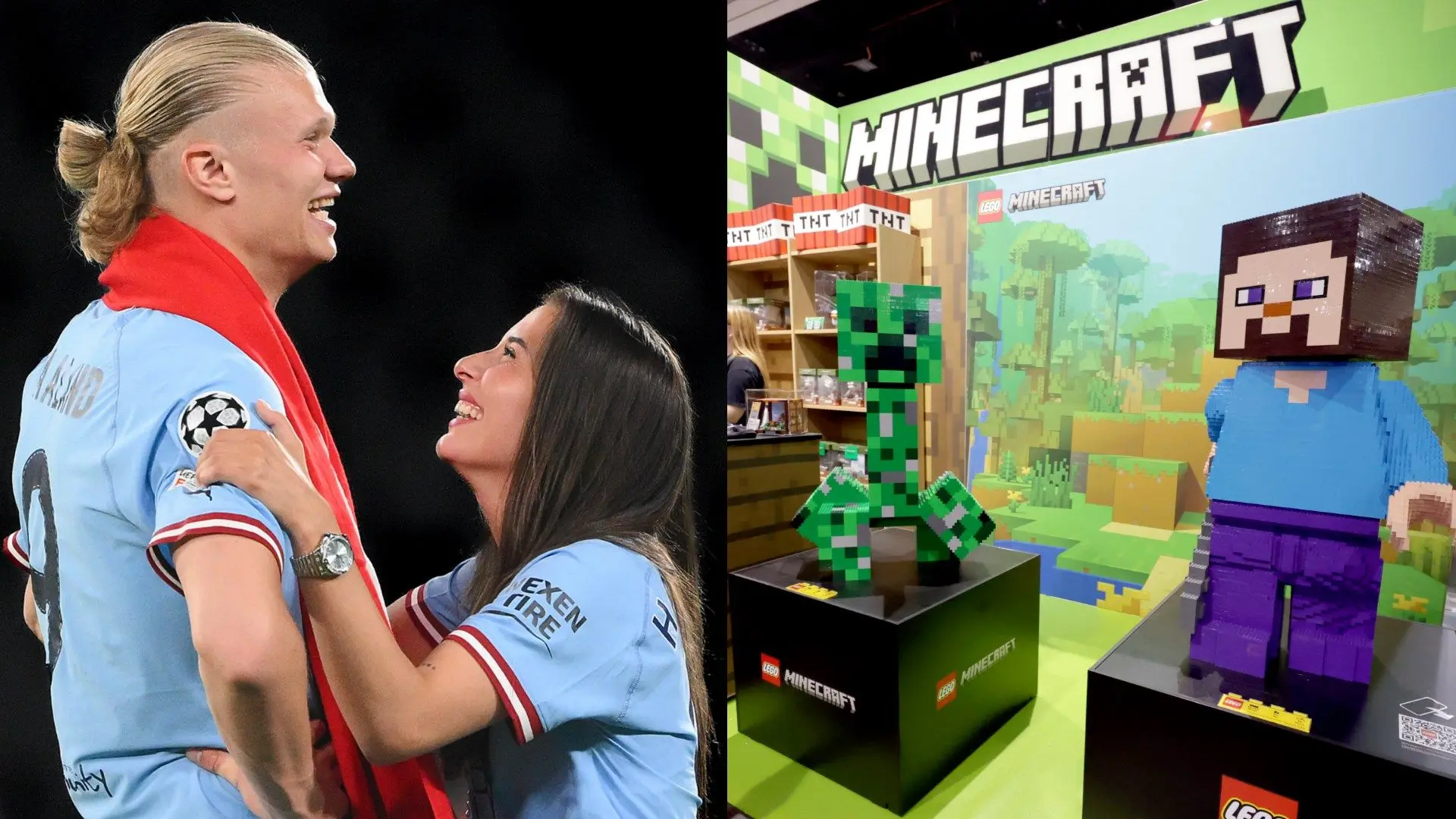 We Play Minecraft Together! Erling Haaland Enthüllt seine Liebe